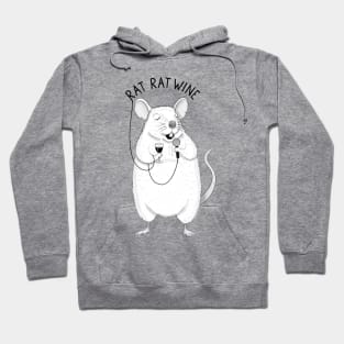 Rat Rat Wine | Animal Karaoke Collection Hoodie